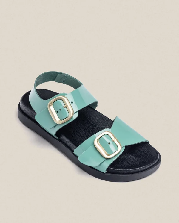 Yokono Sandalia Plana Morena 002 Verde | Mujer Sandalias Planas