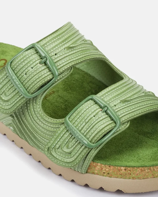 Yokono Sandalia Plana Noja 003 Verde | Mujer Sandalias Planas