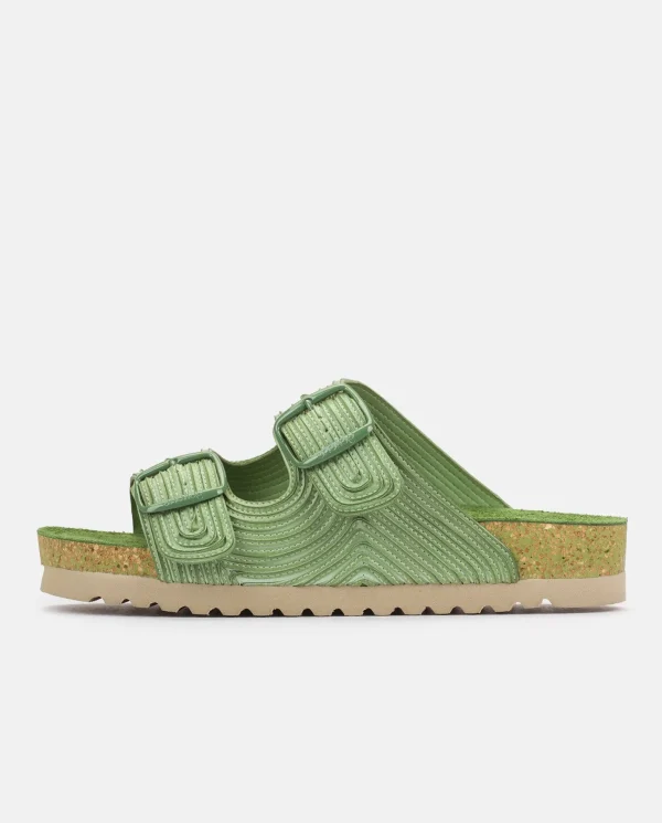 Yokono Sandalia Plana Noja 003 Verde | Mujer Sandalias Planas