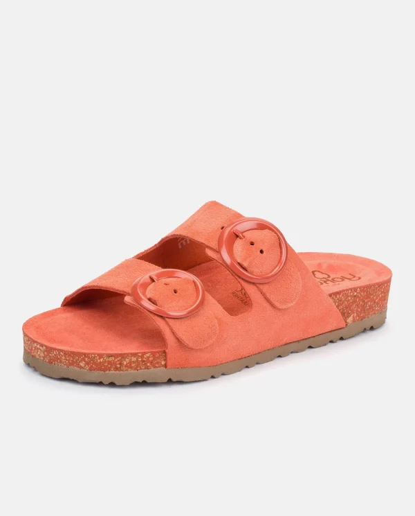 Yokono Sandalia Plana Rolan 700 Coral | Mujer Sandalias Planas