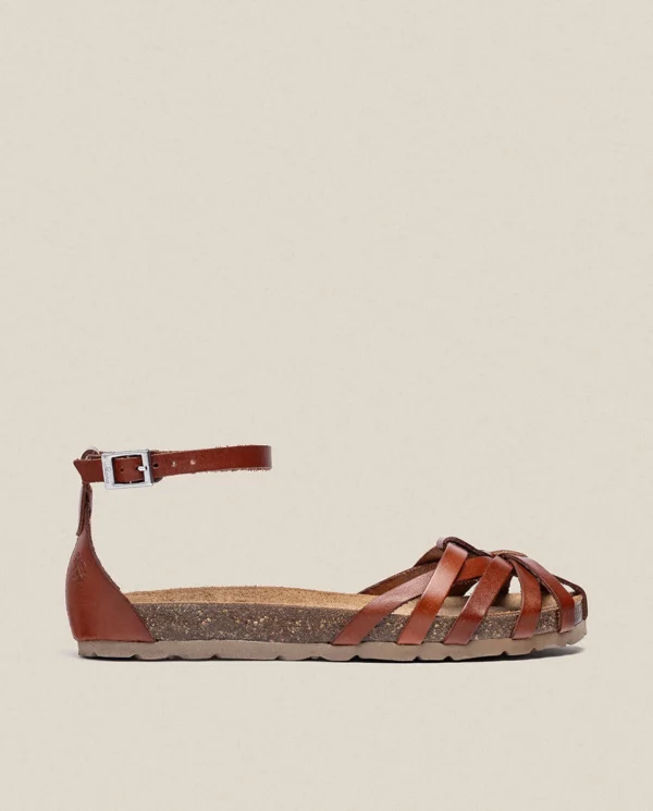 Yokono Sandalia Plana Villa 011 Marron | Mujer Sandalias Planas