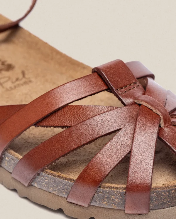 Yokono Sandalia Plana Villa 011 Marron | Mujer Sandalias Planas