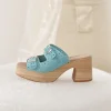 Yokono Sandalia Tacón Bonai 003 Azul | Mujer Sandalias De Tacón