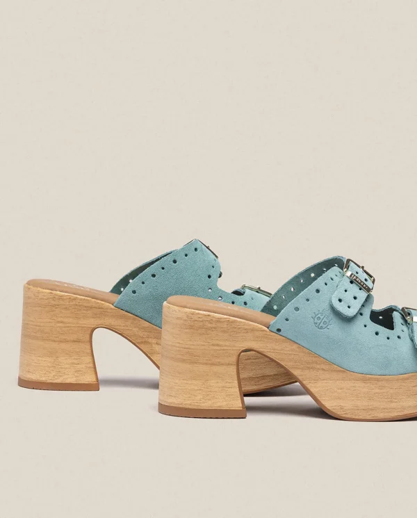 Yokono Sandalia Tacón Bonai 003 Azul | Mujer Sandalias De Tacón