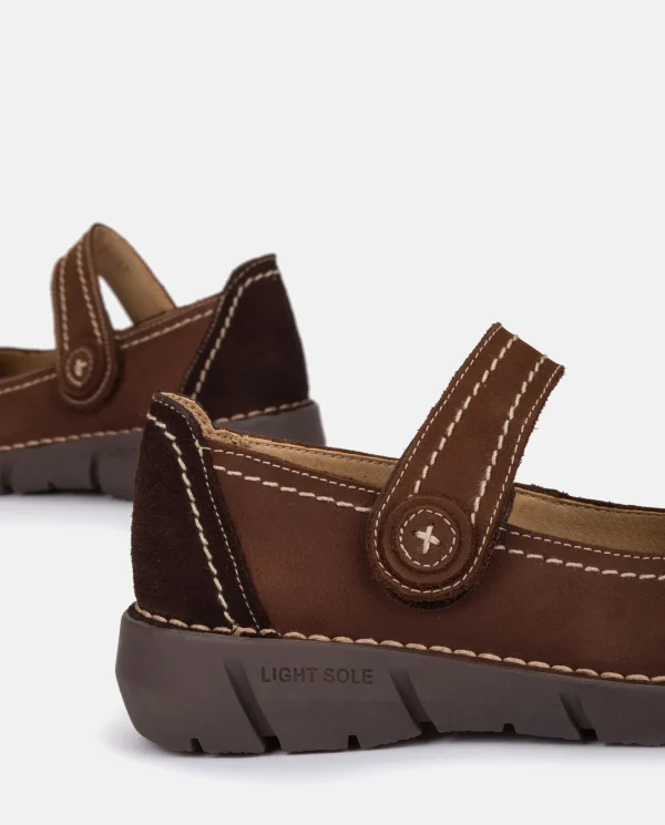 Yokono Zapato Plano Olba 005 Marron | Mujer Zapatos