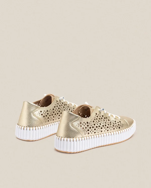 Yokono Zapato Plano Sintra 002 Dorado | Mujer Zapatos | Deportivos