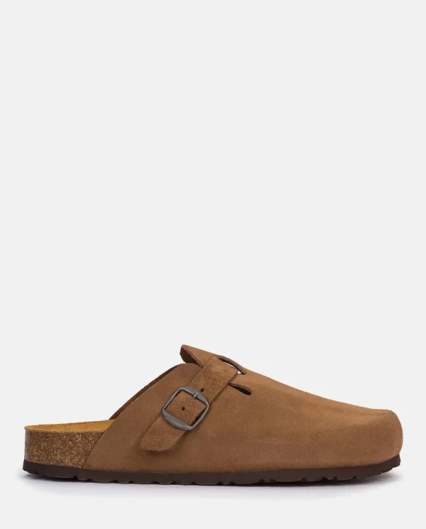 Yokono Zapato Plano Zueco 599 Marrón | Hombre Zuecos | Sandalias