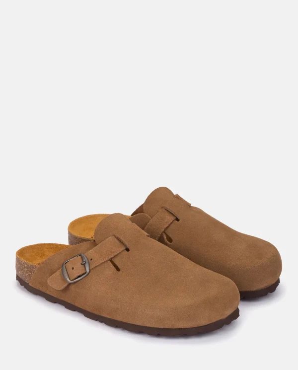Yokono Zapato Plano Zueco 599 Marrón | Hombre Zuecos | Sandalias