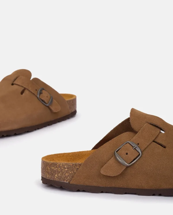 Yokono Zapato Plano Zueco 599 Marrón | Hombre Zuecos | Sandalias