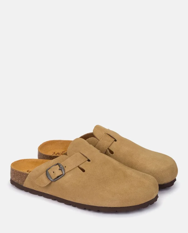 Yokono Zapato Plano ZUECO-599 Beige | Mujer Zuecos | Sandalias Planas