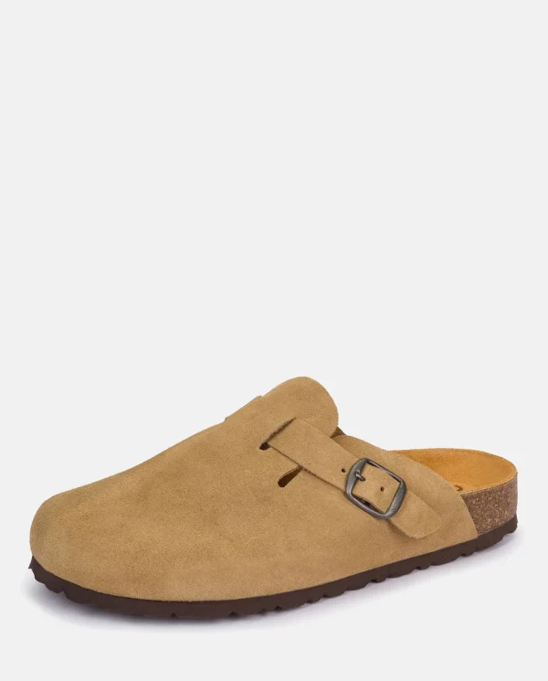 Yokono Zapato Plano ZUECO-599 Beige | Mujer Zuecos | Sandalias Planas