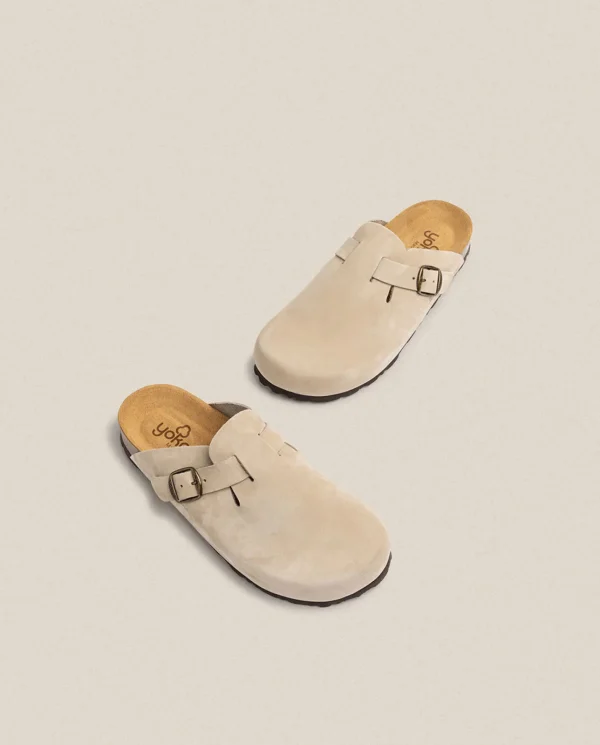 Yokono Zueco 599 Beige | Mujer Zuecos | Sandalias Planas